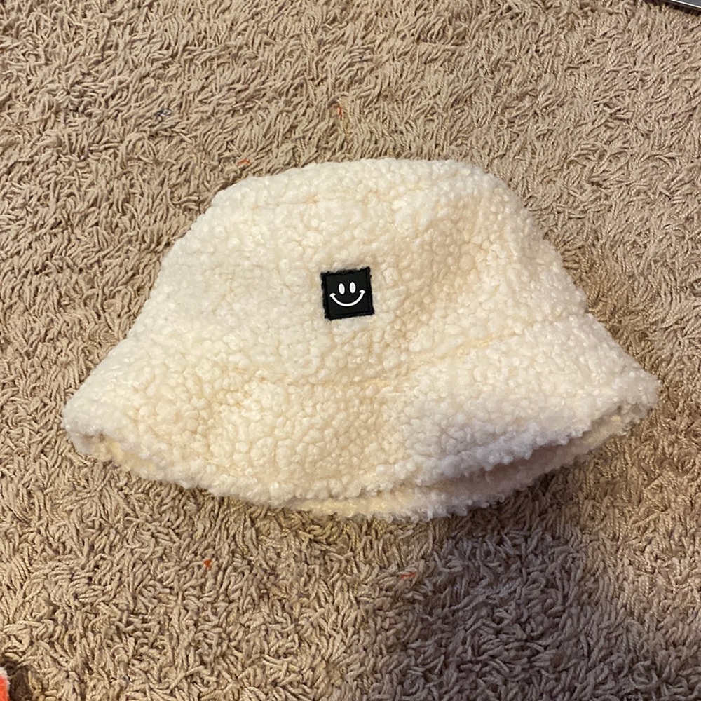 Fuzzy bucket hat